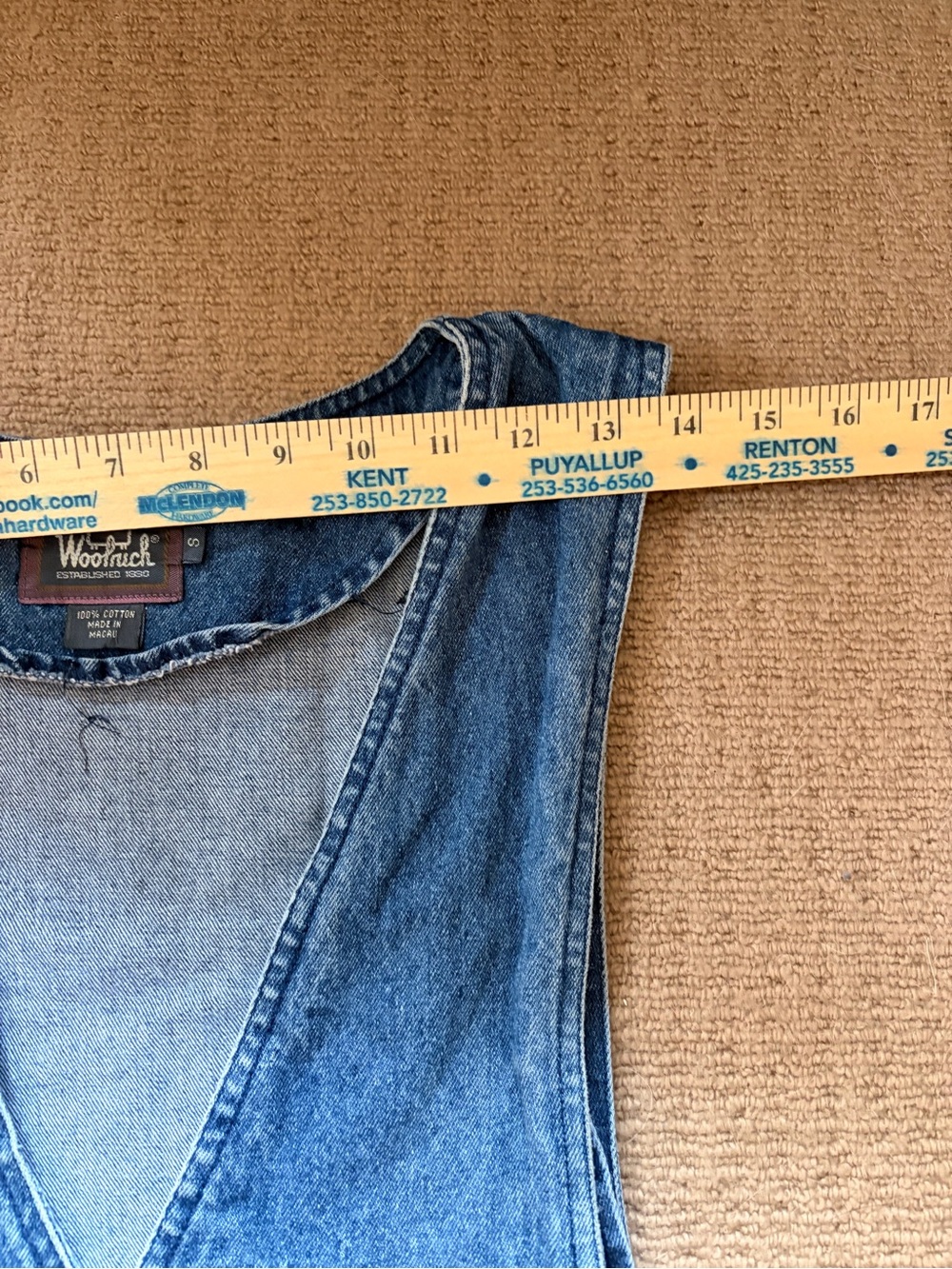 Denim Pinafore Dress - Picture 7 of 7
